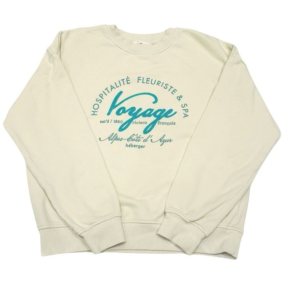 💎4 for $25💎 EUC Women's H&M Voyage Crew Neck Sweater - Size XS - Picture 2 of 2